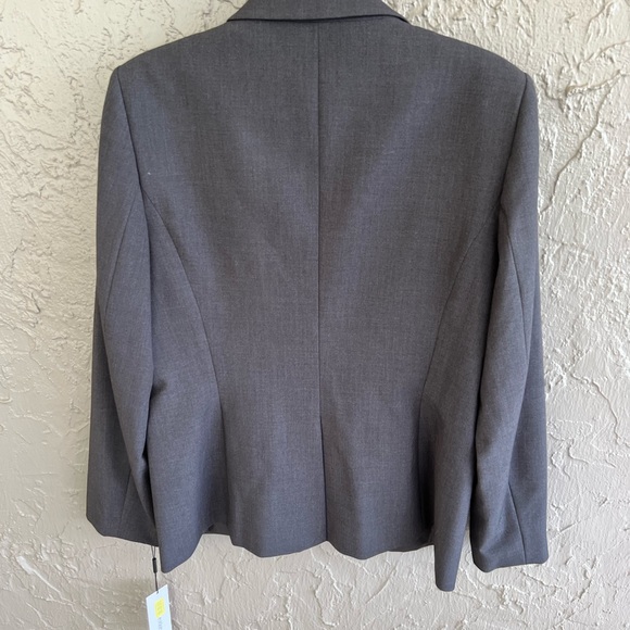 Calvin Klein Dark Gray Women's Blazer - Picture 2 of 9